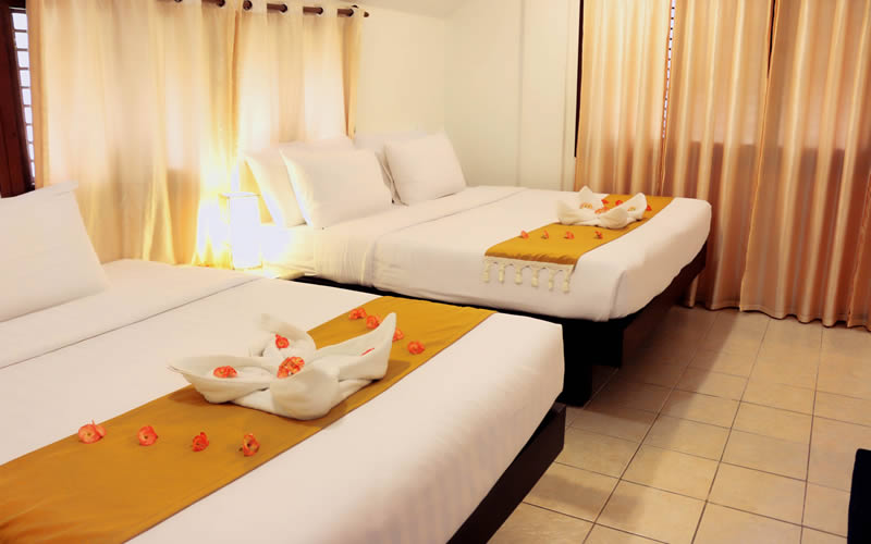 A prime deluxe room with capiz detailing.