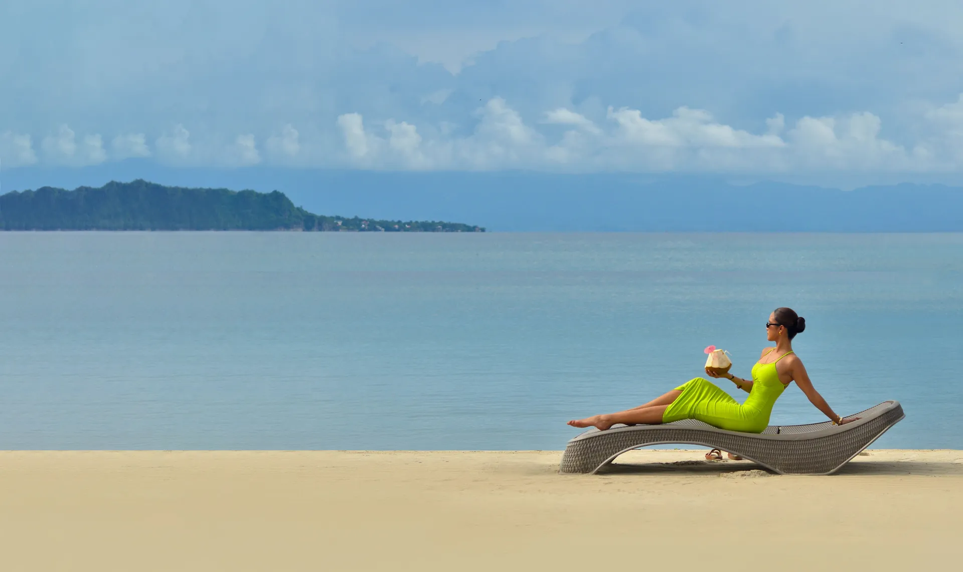 The beach at Dakak.
