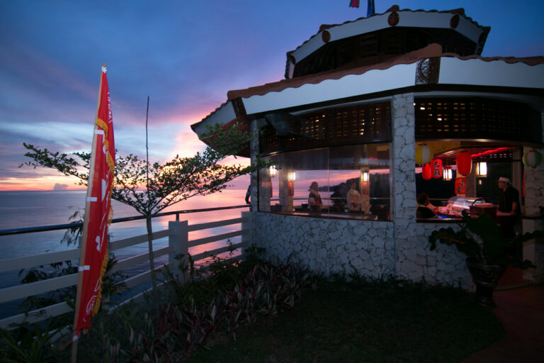 Richard's, the Asian dining room above the sea.